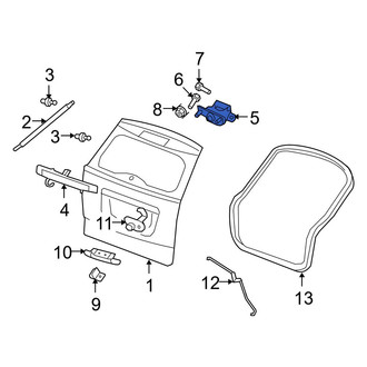 Jeep OE - Rear Left Liftgate Hinge