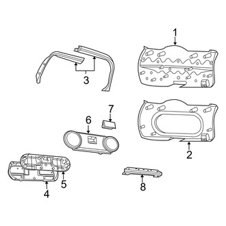Jeep OE - Lift Gate - Interior Trim