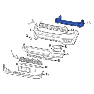 Jeep OE - Front Bumper Impact Bar