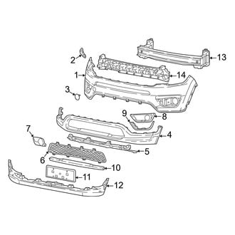 Jeep OE - Front Bumper & Grille - Bumper & Components