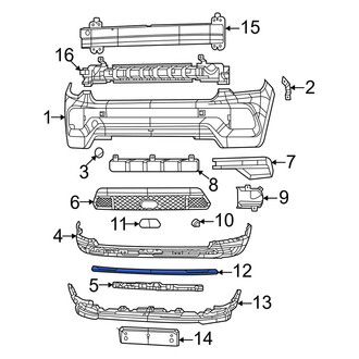 Jeep OE - Front Lower Bumper Trim