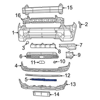 Jeep OE - Front Lower Bumper Impact Absorber