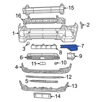 Jeep OE - Front Center Grille