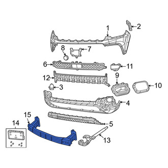 Jeep OE - Front Bumper Impact Bar