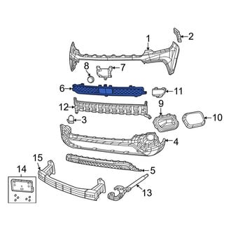 Jeep OE - Front Center Grille