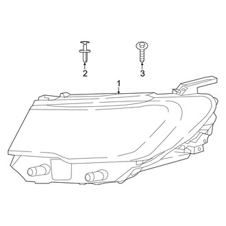Jeep OE - Front Lamps - Headlamp Components (LED)