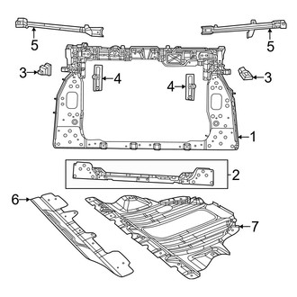 Jeep OE - Radiator Support