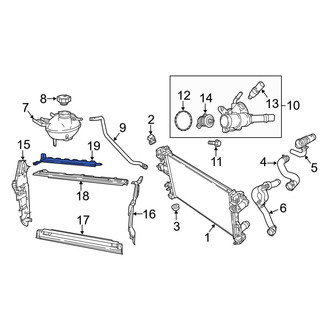 Jeep OE - Upper Radiator Air Seal