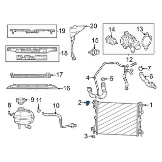 Jeep OE - Upper Radiator Insulator