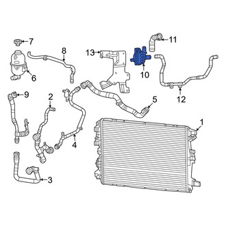 Jeep OE - Engine Auxiliary Water Pump