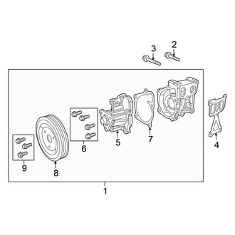 Jeep OE - Cooling - Water Pump (MP Body Code 2.4L)