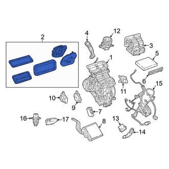 Jeep OE - HVAC Unit Case Seal Kit