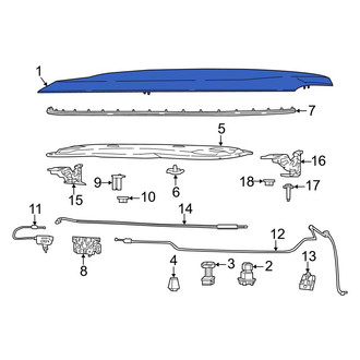 Jeep OE - Front Hood Panel