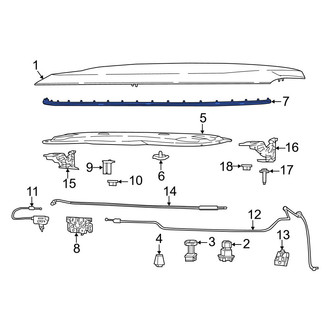 Jeep OE - Front Hood Seal
