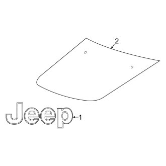 2021 Jeep Compass OEM Body Hoods — CARiD.com