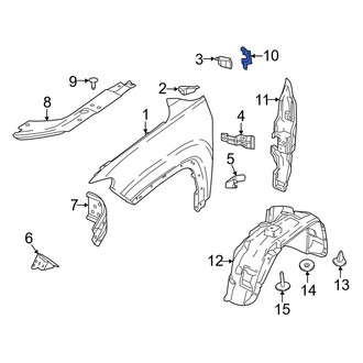 Jeep OE - Left Fender Insulator