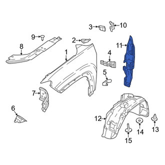 Jeep OE - Front Left Lower Fender Filler Panel