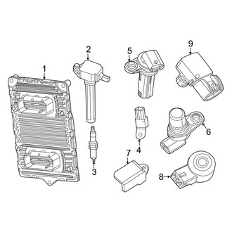 Jeep OE - Electrical - Ignition System (Altitude / High Altitude / Latitude / Latitude Lux / Limited / Red / Sport / Trailhawk 2.0L)