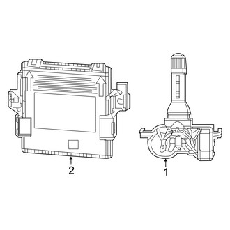 Jeep OE - Electrical - Tire Pressure Monitor Components (Latitude / Limited / Sport / Trailhawk MP Body Code EDD Engine)