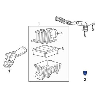 Jeep OE - Air Filter Housing Insulator