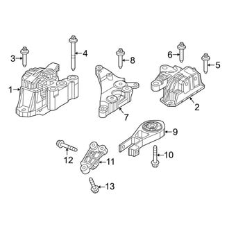 Jeep OE - Engine / Transaxle - Engine & Transmission Mounting (Automatic Tr)