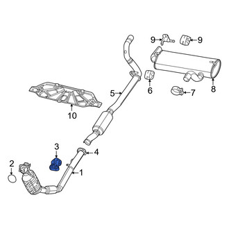 Jeep OE - Catalytic Converter Bracket