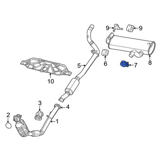 Jeep OE - Catalytic Converter Clamp