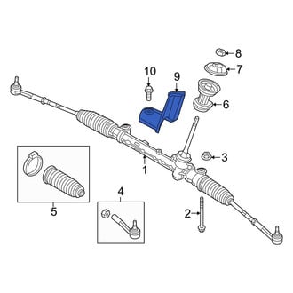 Jeep OE - Front Rack and Pinion Heat Shield