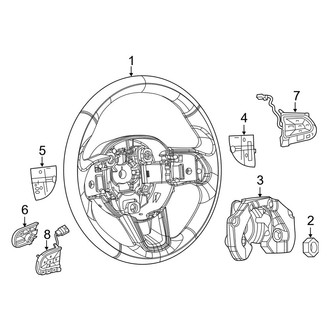 Jeep OE - Steering Wheel & Trim (MP Body Code)