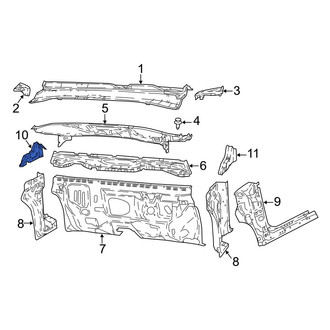Jeep OE - Right Cowl Seal