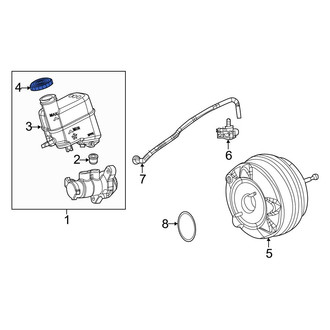 Jeep OE - Brake Master Cylinder Reservoir Cap
