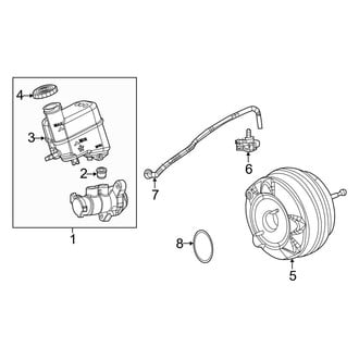Jeep OE - Cowl - Components on Dash Panel