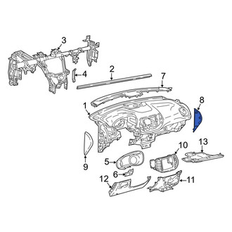 Jeep OE - Right Instrument Panel Side Cover