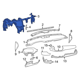 Jeep OE - Instrument Panel Crossmember