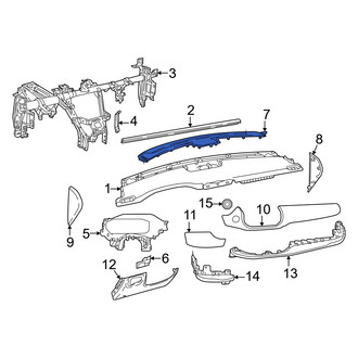 Jeep OE - Dashboard Air Vent Trim