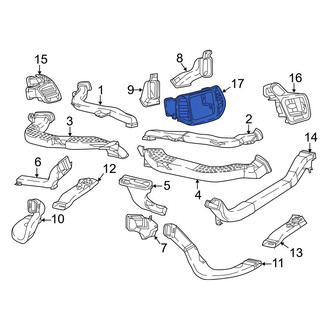 Jeep OE - Right Dashboard Air Vent