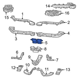 Jeep OE - Front Center Instrument Panel Air Duct