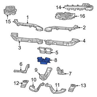 Jeep OE - Center Instrument Panel Air Duct