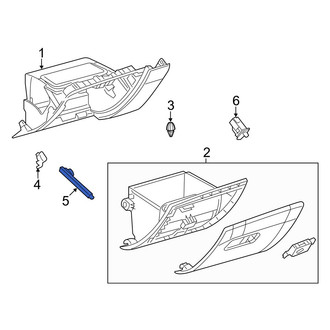 Jeep OE - Glove Box Support