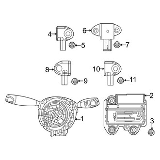 Jeep OE - Restraint Systems - Air Bag Components (Modules & Sensors)
