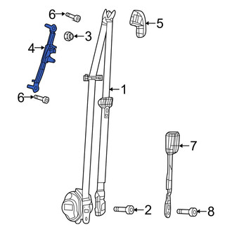 Jeep OE - Front Seat Belt Height Adjuster