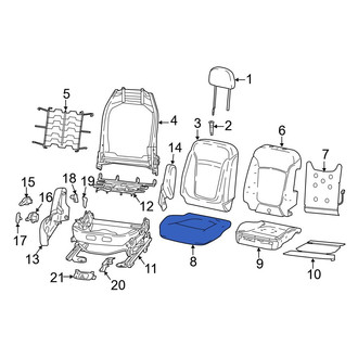 Jeep OE - Front Left Seat Cover