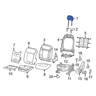 Jeep OE - Front Left Headrest