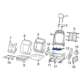 Jeep OE - Front Left Seat Cushion Spring
