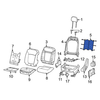 Jeep OE - Front Right Seat Back Cushion Spring
