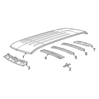 Jeep OE - Roof & Components (W/O Sunroof), (MP Body Code)