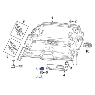 Jeep OE - Sun Visor Support