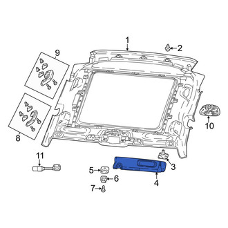 Jeep OE - Left Sun Visor