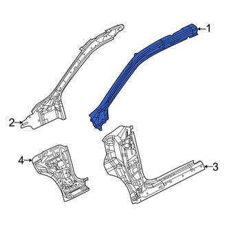 Jeep OE - Left Outer Body A-Pillar