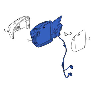 Jeep OE - Front Left Door Mirror